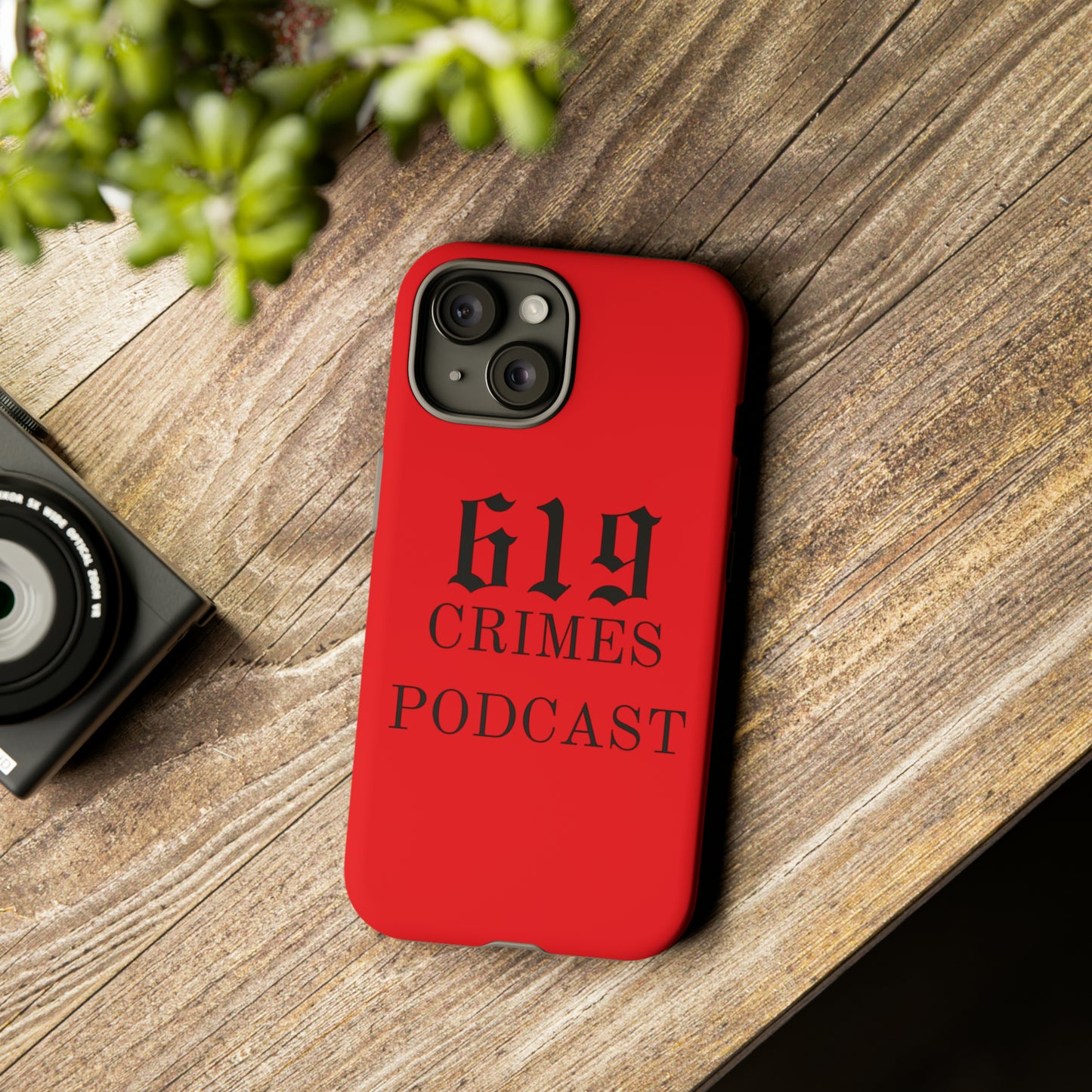 RED IPHONE CASE 619