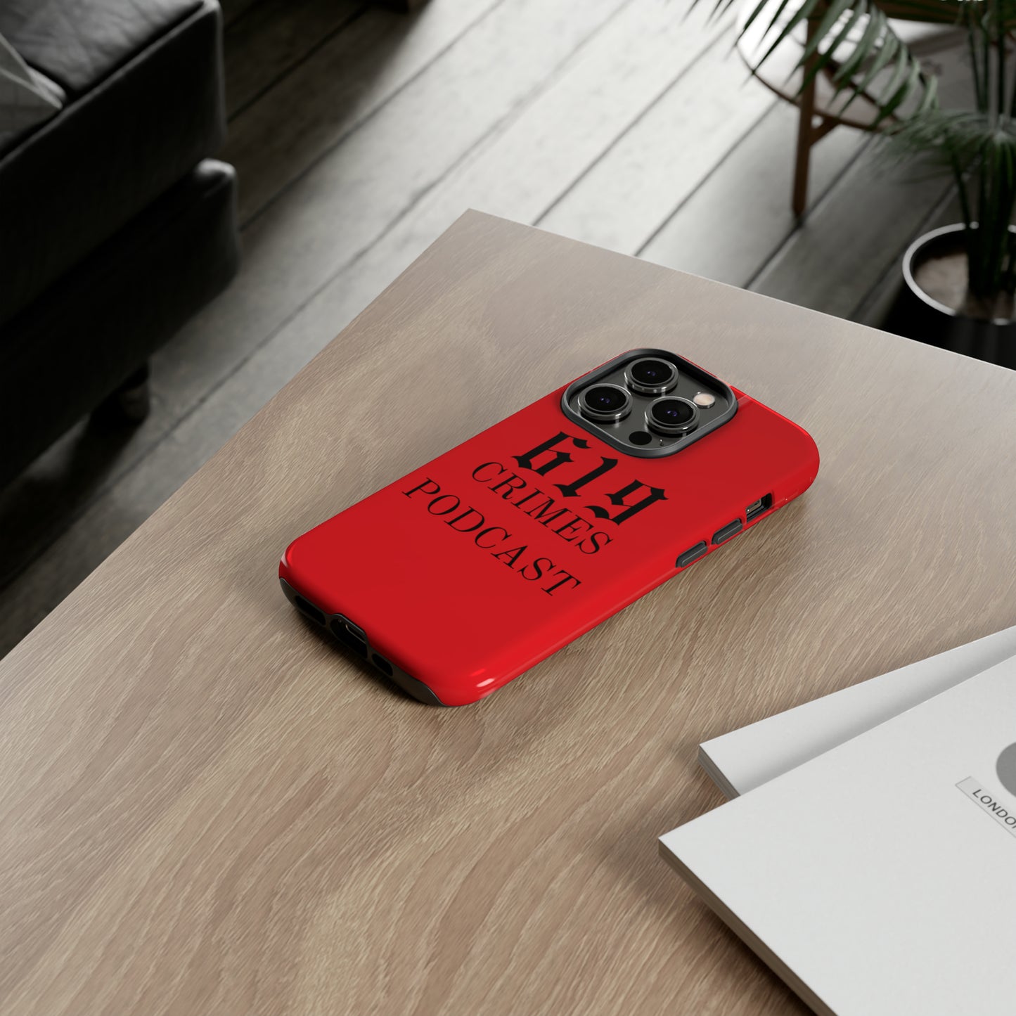 RED IPHONE CASE 619