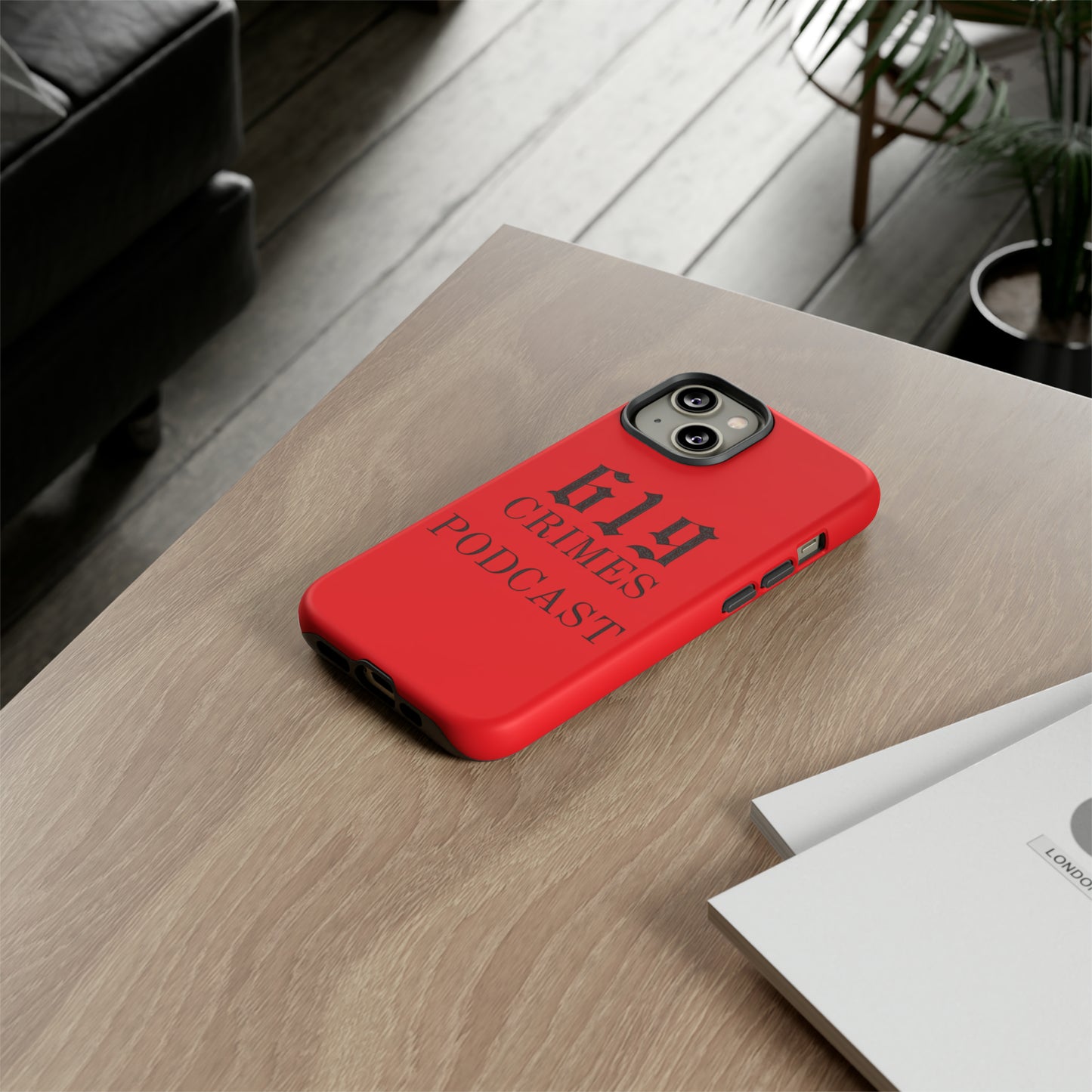 RED IPHONE CASE 619